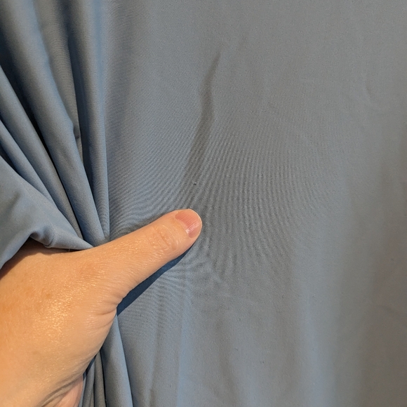 Swimsuit Dress Lettuce Hemline and wrists. NWT. Snag in front fabric. A2 - Picture 4 of 8